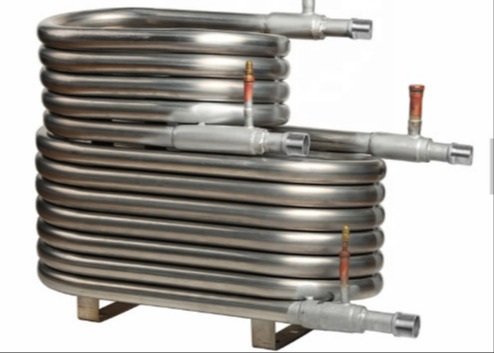 permutador de calor 10m3/h coaxial para a fábrica do alimento/bebida