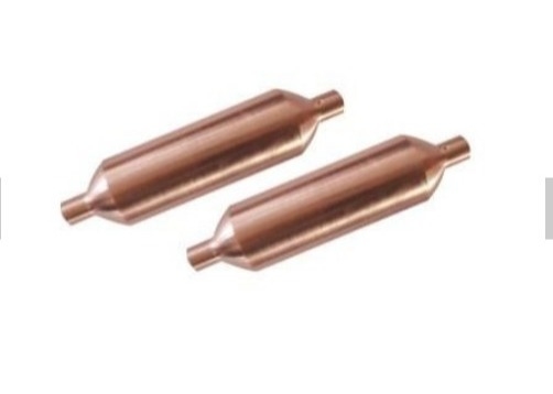 Componentes de cobre do permutador de calor da soldadura, secador do filtro do congelador de refrigerador