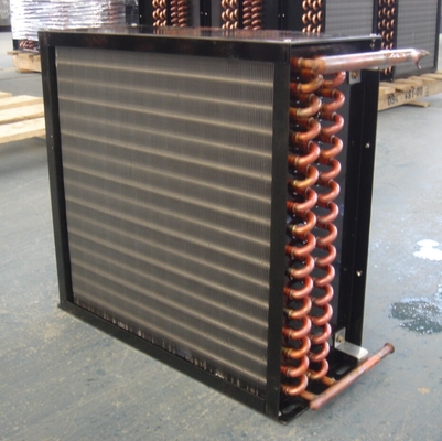 Condicionamento de ar central do permutador de calor ondulado do tubo de aleta de 7.94mm