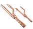 Componentes altos do permutador de calor da durabilidade da tubulação do cobre do ramo