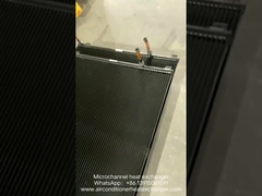 Freezer Flat Microchannel Heat Exchanger 36mm Wall Thickness
