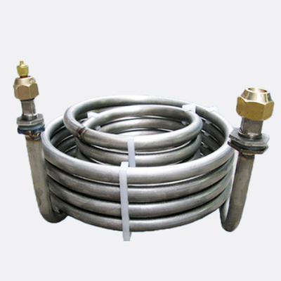 Permutador de calor Titanium da bobina do tubo 6000KW do evaporador do aquário